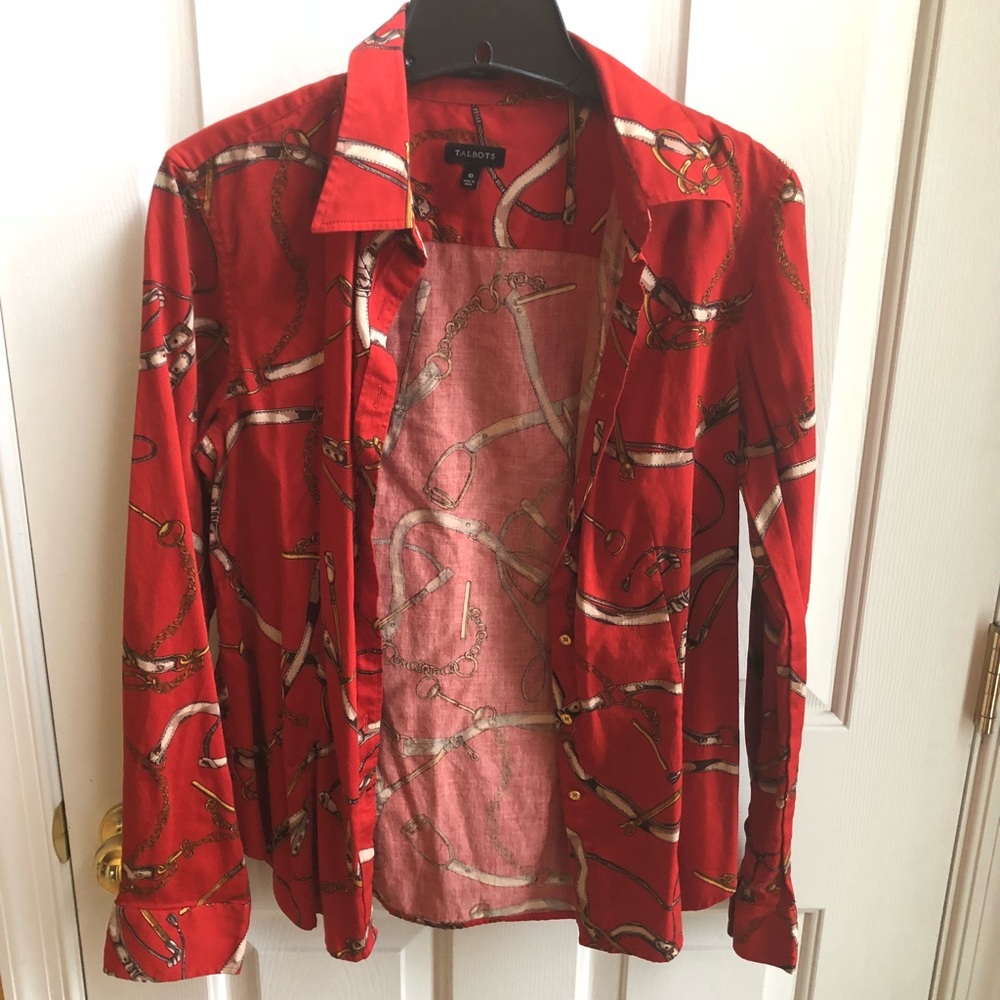 Talbots long sleeve button down